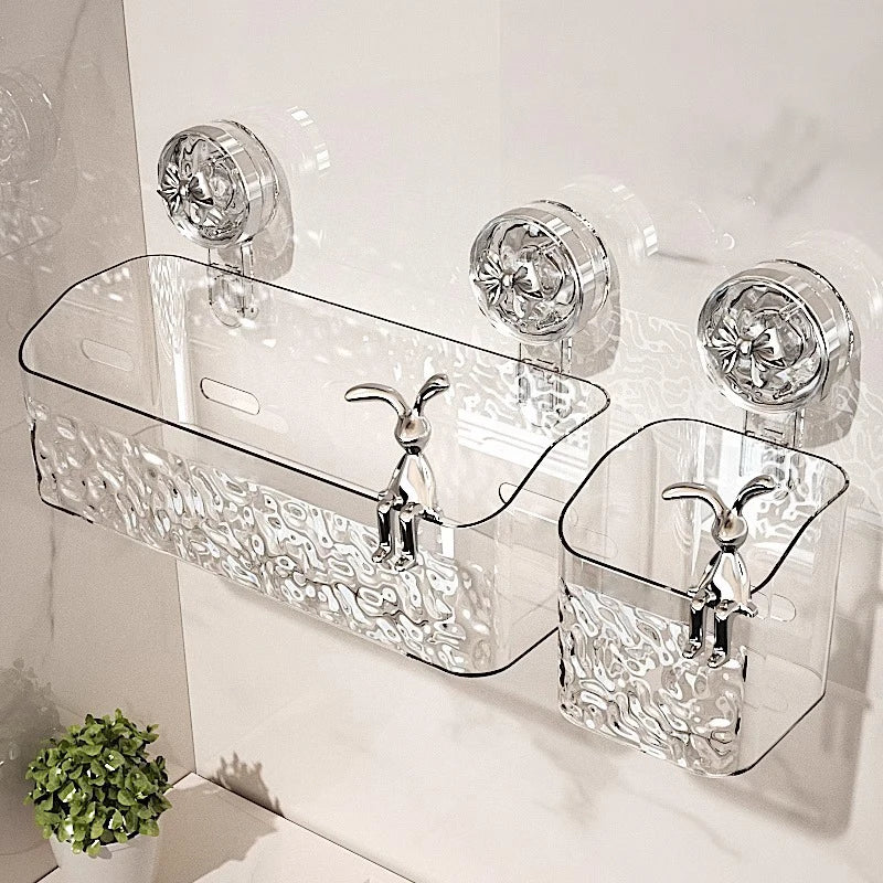 Glacier Suction Bathroom Shelf