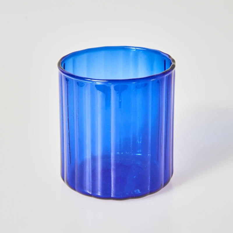 Ribbed Heatproof Glass Mug