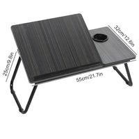 Multifunctional Lazy Table Portable Foldable Bed Table Height Adjustable Computer Desk with Cup Holder for Bed Office