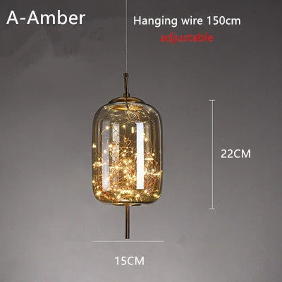 Starry Glass Pendant Light