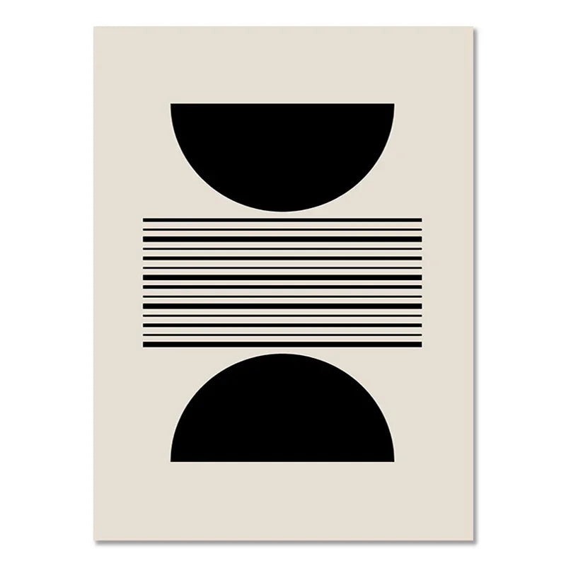 Abstract Boho Line Canvas