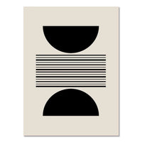 Abstract Boho Line Canvas