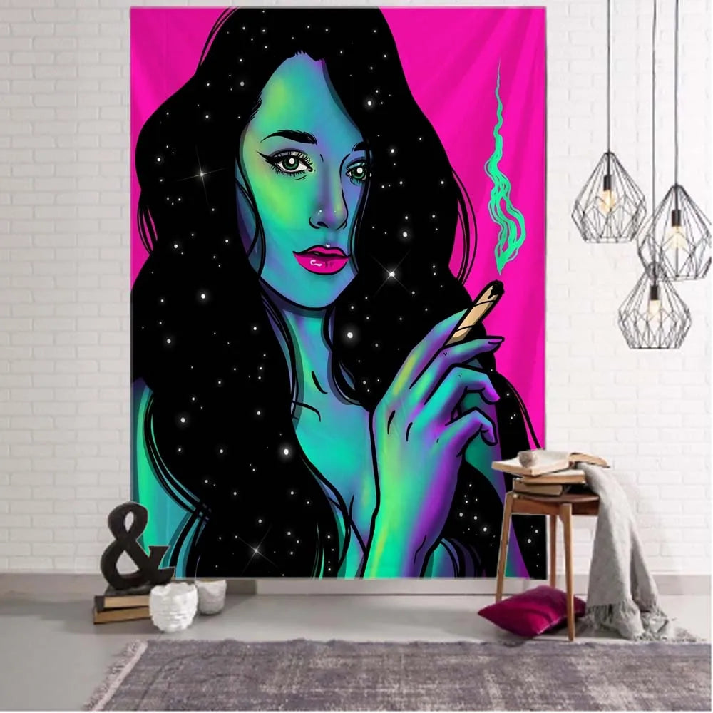 Psychedelic Oversized Wall Tapestry