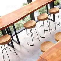 Iron Wood Bar Stool