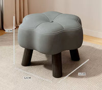 Adjustable Leather Bar Chair