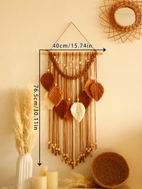 Leaf Macrame Wall Tapestry
