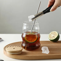 Bamboo Lid Glass Tumbler