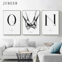 Nordic Love Quote Canvas