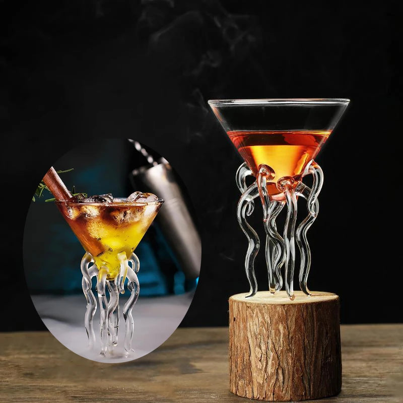 Sculptural Bird Cocktail Glass