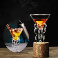 Sculptural Bird Cocktail Glass
