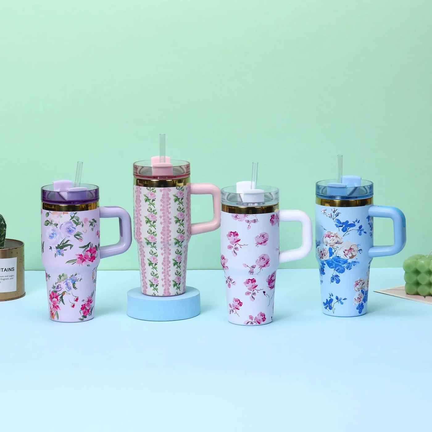 Insulated Handle Travel Tumbler