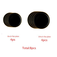 Gilt Rim Porcelain Dinnerware