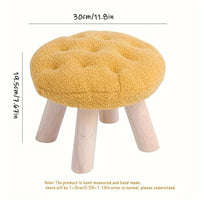 Flower Stool, Footstool, Shoe Changing Stool, Sofa, Coffee Table, Low Stool, Small Round Stool, Living Room, Bedroom