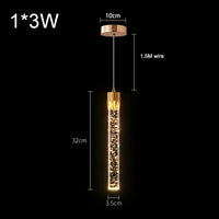 Crystal Drop Pendant Light