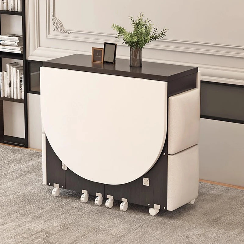 Folding Four Chair Dining Set