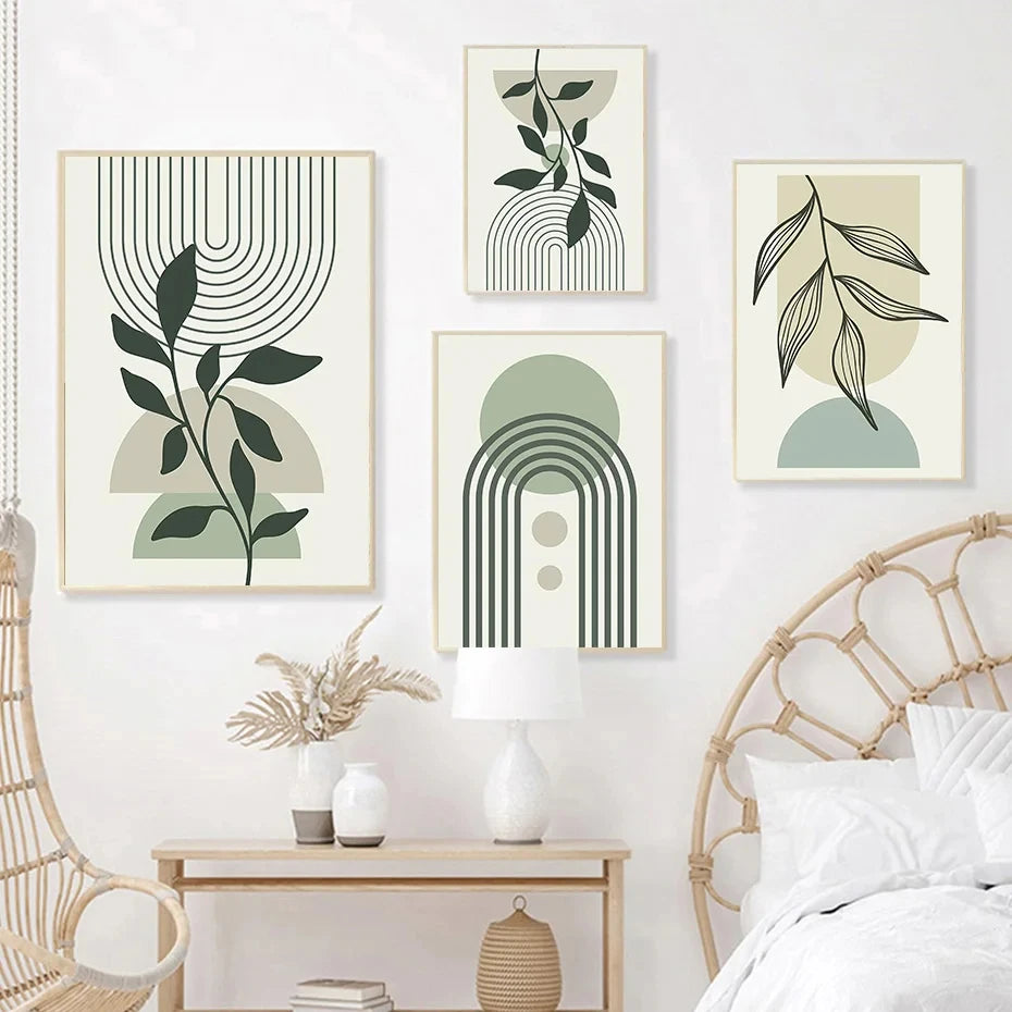 Sage Leaf Matisse Canvas