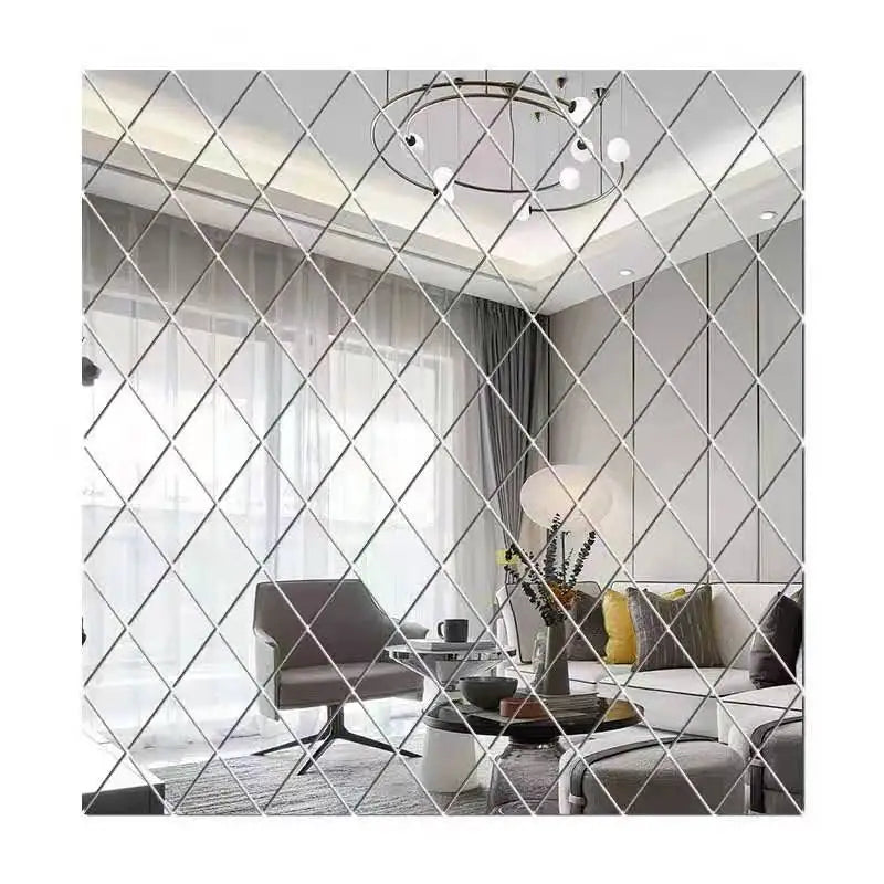 Geometric Diamond Mirror Stickers