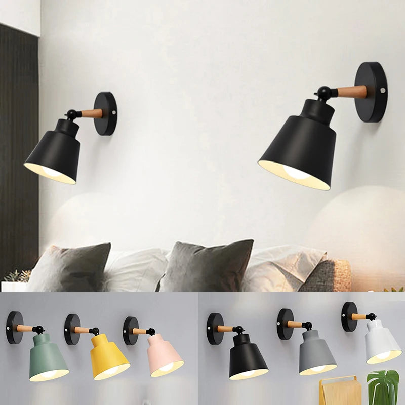 Macaron Wood Wall Sconce