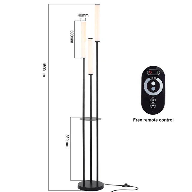 Shelf Storage Floor Lamp