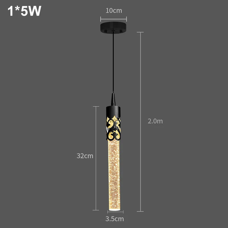 Crystal Drop Pendant Light