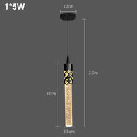 Crystal Drop Pendant Light