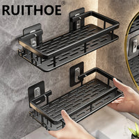 Rust-Resistant Bathroom Storage Shelf