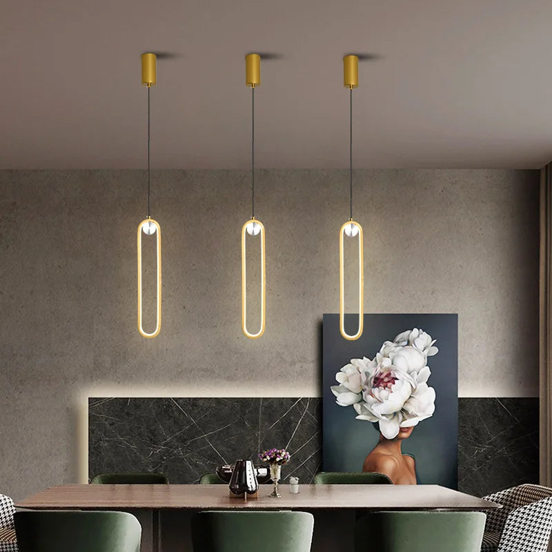 Modern Linear LED Pendant