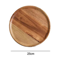 Round Acacia Serving Platter
