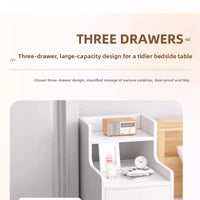 Bedside table Extremely narrow bedside crevice shelf bedside side low cabinet