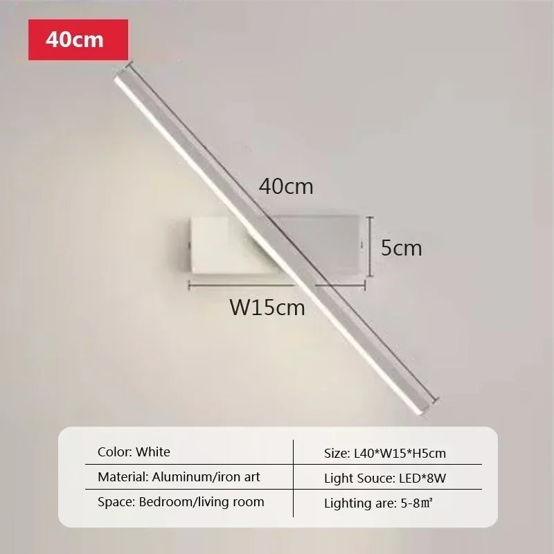 Rotatable LED Mirror Sconce