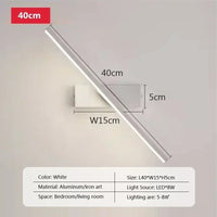 Rotatable LED Mirror Sconce