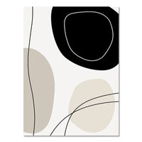 Abstract Boho Line Canvas