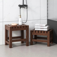 Bathroom Bathing Stool Solid Wood Stool Home-use Multi-functional Bathing Stool Non-Slip Stool Living Room Ottoman New Arrival