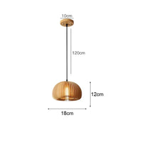 Handwoven Rattan Pendant Light