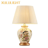 Hand Painted Ceramic Lamp