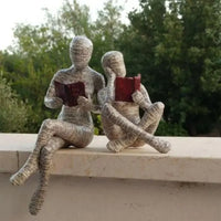 Reading Woman Thinker Statue