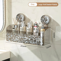 Glacier Suction Bathroom Shelf