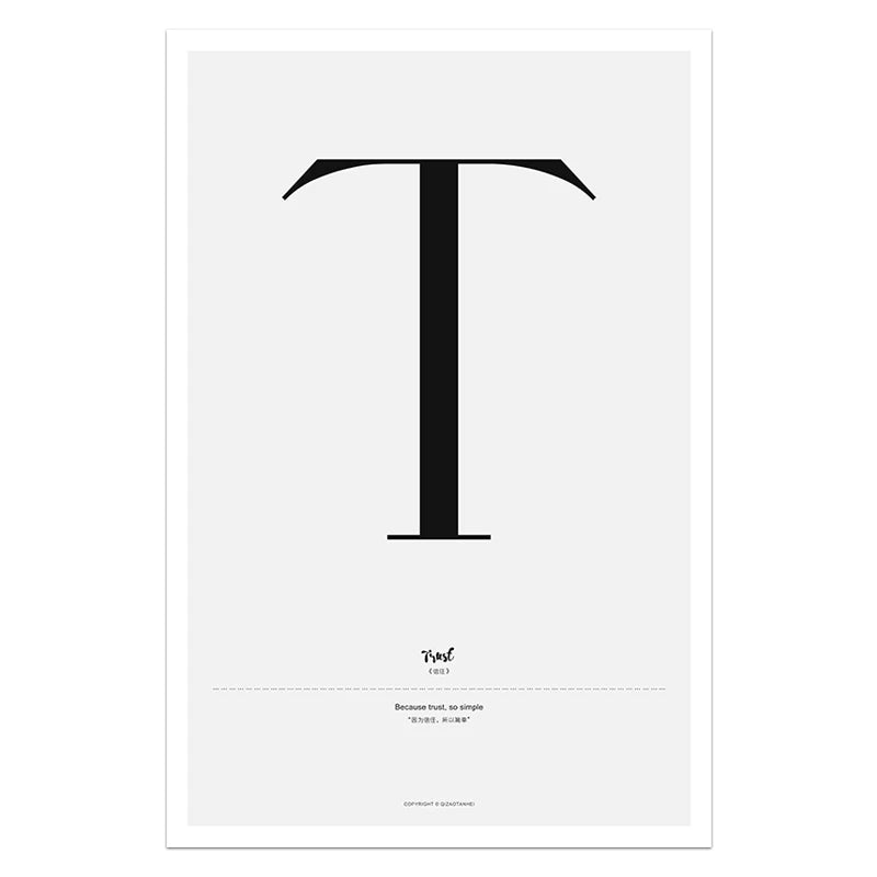Nordic Love Quote Canvas