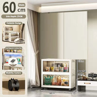 Large Capacity Multifunction Folding Storage Cabinet Dustproof Wardrobe Closet Organizer Easy-to-Install Storage Boxes