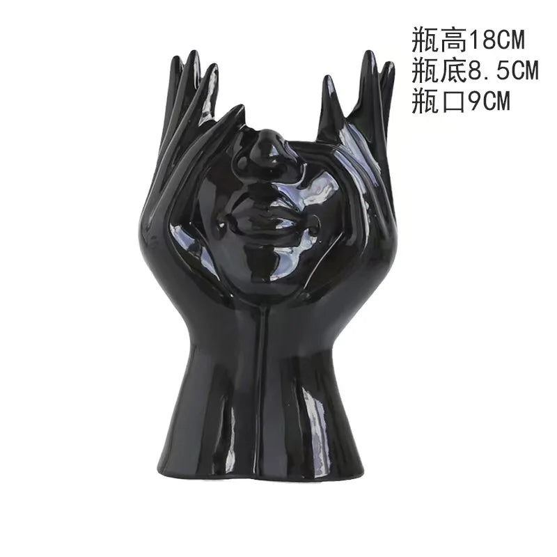 David Portrait Decorative Vase