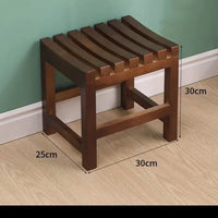 Bathroom Bathing Stool Solid Wood Stool Home-use Multi-functional Bathing Stool Non-Slip Stool Living Room Ottoman New Arrival