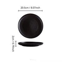 Black Japanese Dinnerware Set