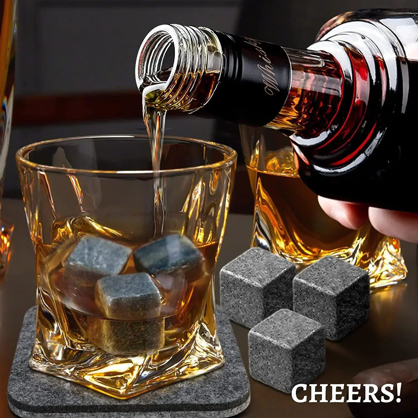 Natural Whiskey Chilling Stones