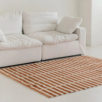 Modern Plaid Plush Rug