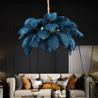 Feather Ostrich Pendant Light