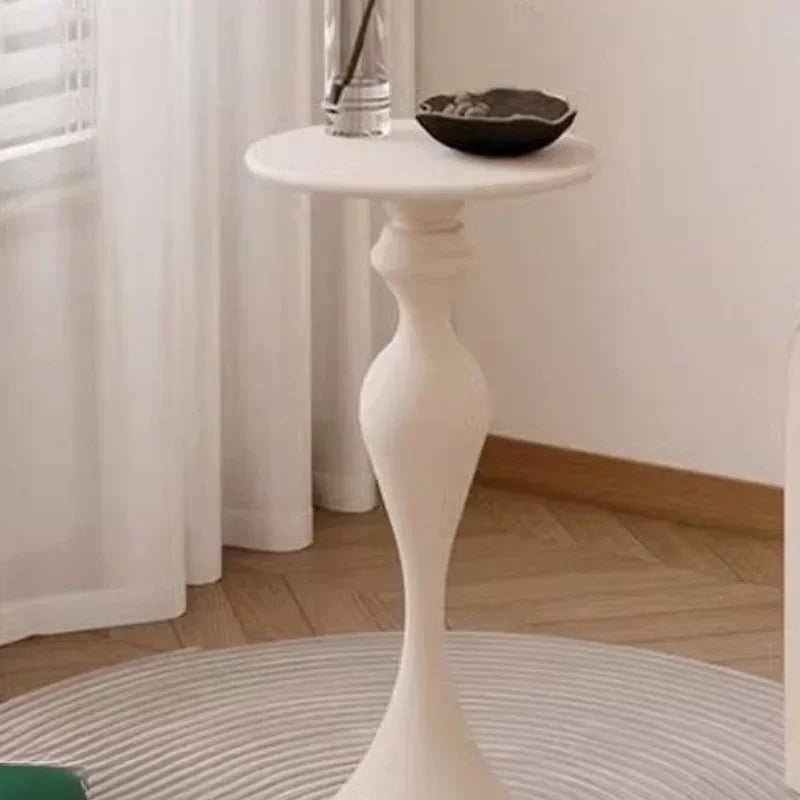 Stainless Round Accent Table