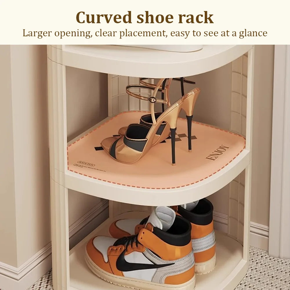 Tall 3-9 Tier Shoe Rack with Adjustable Shelves - Closet Organizer for Shoes & More