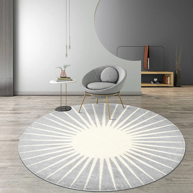 Geometric Round Lounge Rug
