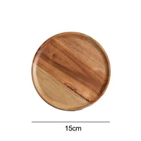 Round Acacia Serving Platter