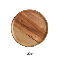 Round Acacia Serving Platter
